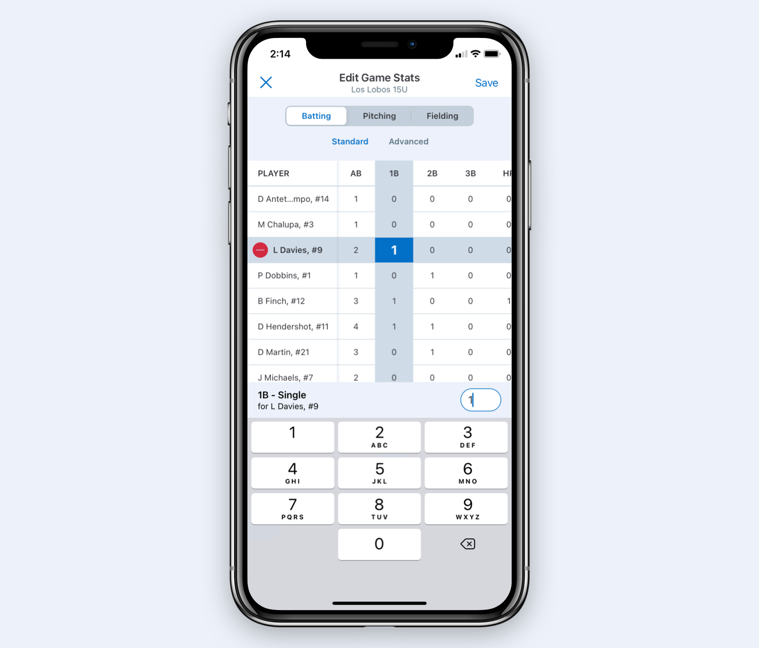 Editing Box Scores GameChanger